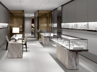 Retail Glass Display Units , Shop Glass Display Cabinet For Collectibles / Jewellery