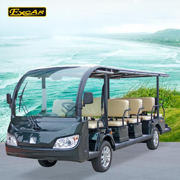 Aluminum Chassis Electric Sightseeing Car / Electric Passenger Bus
