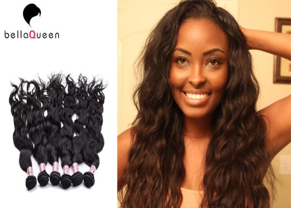 Cabelo humano do Virgin malaio da onda de água que tece a extensão preta do cabelo humano de Nautral