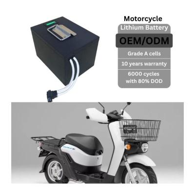 6000 Cycles Electric Motorcycle Lithium Battery Motorcycle Lifepo4 Battery 48v30ah