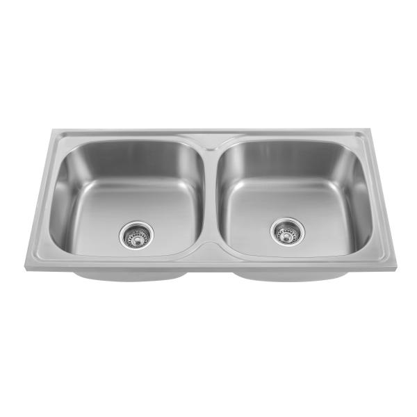 Раковина шара двойника нержавеющей стали T304 над уклоном против 0.7mm наградной