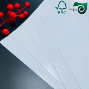 Double Sided Coated 150g Shiny White Art Paper For Card Production FSC