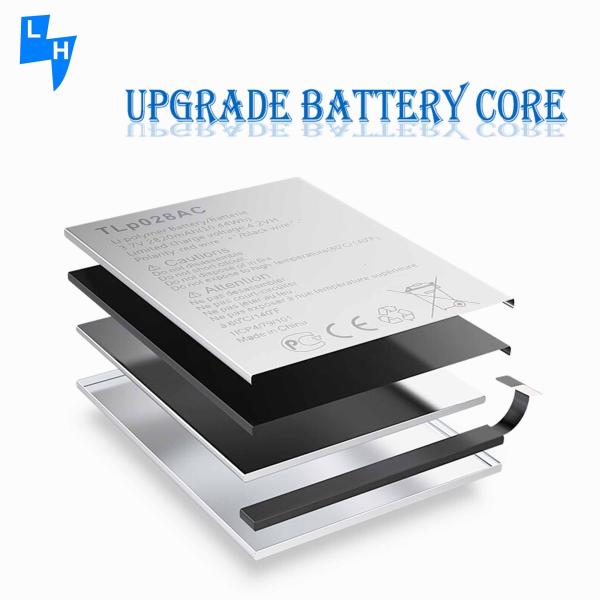 Baterías recargables de protección de doble IC para Alcatel 1216X PIXI7 1215 2820mAh