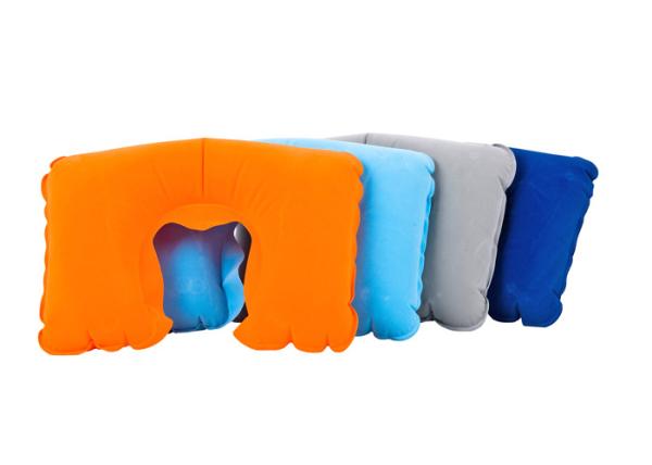 Lightweight Travel Inflatable Pillow , Inflatable Neck Cushion For Plane