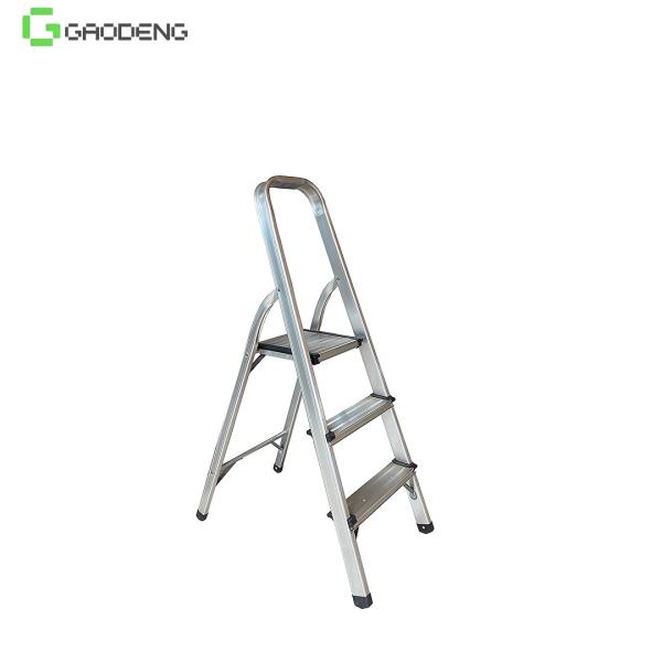 250mm Pedal Red Aluminum Platform Step Ladder 1.2mm