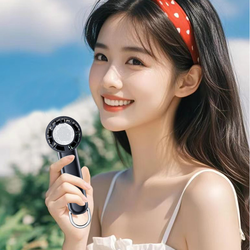 Factory Wholesale 2000mAh New Arrivals Custom LOGO USB Rechargeable Pocket Fan Portable Fan for Outdoor Mini Handheld Fan