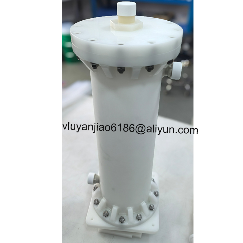 PP Shell-Type External PFA/PTFE pipes Heat Exchanger