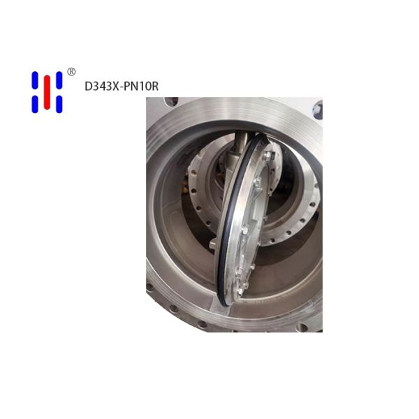 Flanged PN10 316 SS Triple Offset Butterfly Valve with EPDM Seat for Water