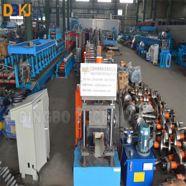7.5Kw Roof Panel Roll Forming Machine Gutter Roll Forming Machine 16 Roller Stations