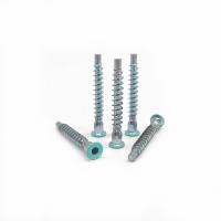 Contrafundido hexagonal de auto-apogamiento de rosca de rosca de reparación recta tornillo de madera para el gabinete dental tornillo