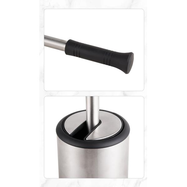 La higiene que limpiaba el solo cepillo de acero inoxidable del retrete modificó para requisitos particulares