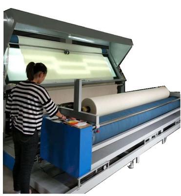 9-90min Rolling Speed and Inverter 2HP X4 Motor Fabric Inspection And Rolling Machine for Textile Production Line
