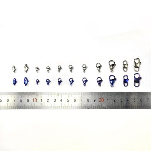 Hot Sale Titanium Lobster Clasp Matched with Chain Men's Necklace and Titanium Accessories in Stock