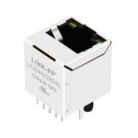 La base-T Y/G de JXD2-9015NL 10/100 a mené le connecteur vertical de MagJack RJ45 de bâti