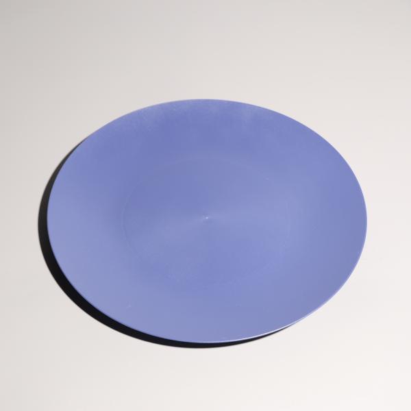 Напечатанный логотип без BPA круглый пластиковый блюдо.