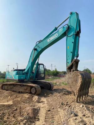 SK350LC Excavadora Hidráulica Kobelco Crawler Usada 35t 197 kW Potência do motor