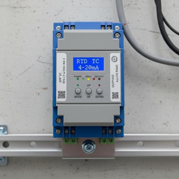 PR 5116B  Multifunction Programmable Transmitter With RTD TC MV Ohm MA V Input 4-20mA 0-10V RS485 Output