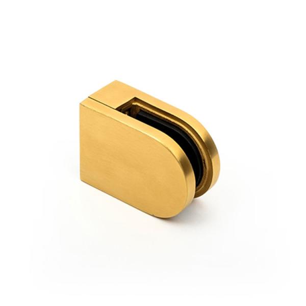304 Stainless Steel Glass Balustrade Clamps Slive Black Gold Handrail Glass Clamps Tempered Glass Balcony Railing Clamps Customized