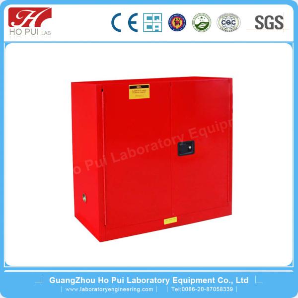 350 LBS Steel Vertical Flammable Safety Cabinet For Harmful Gas Storage