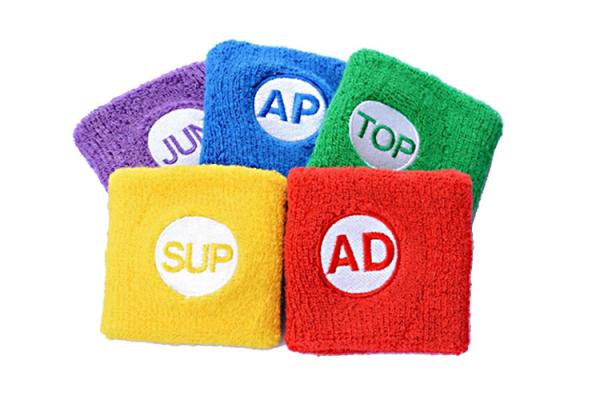 Outdoor Sports Wrist Sweatbands Cotton Materials Absorbs Sweat Effectively