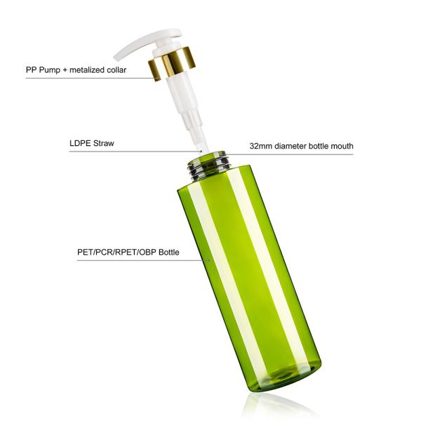 Бутылки шампуня и проводника контейнеров 550ML ухода за волосами OEM большие с распределителем