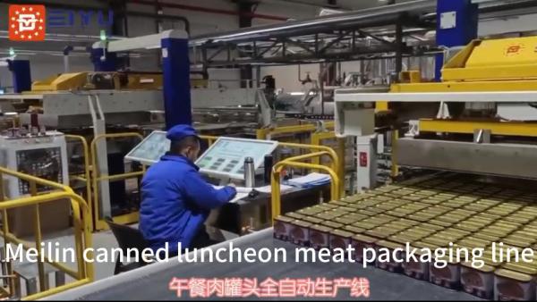 Meilin Luncheon Meat Canned Food Packaging Machine production Line