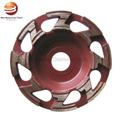 2 Shape Segmented 105mm 180mm Diamond Grinding Cup Wheels