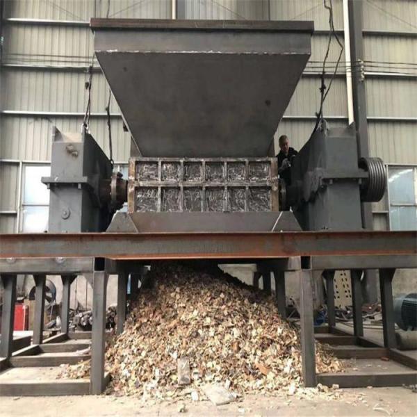 Scrap Metal Tire Furniture Crusher Double Shaft Shredder Machine