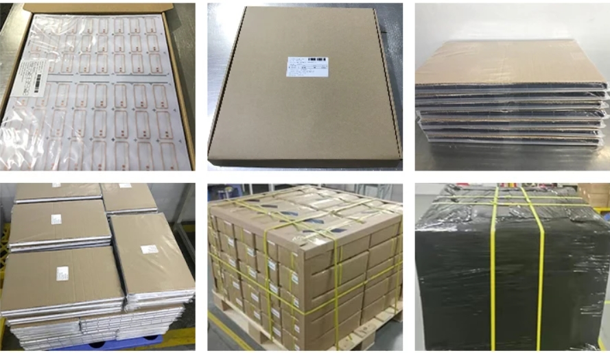 3*8 4*8 6*8 Расположение RFID Inlay Prelam PVC Inlay Sheet RFID Contactless Card Sheet для производства пластиковых карт