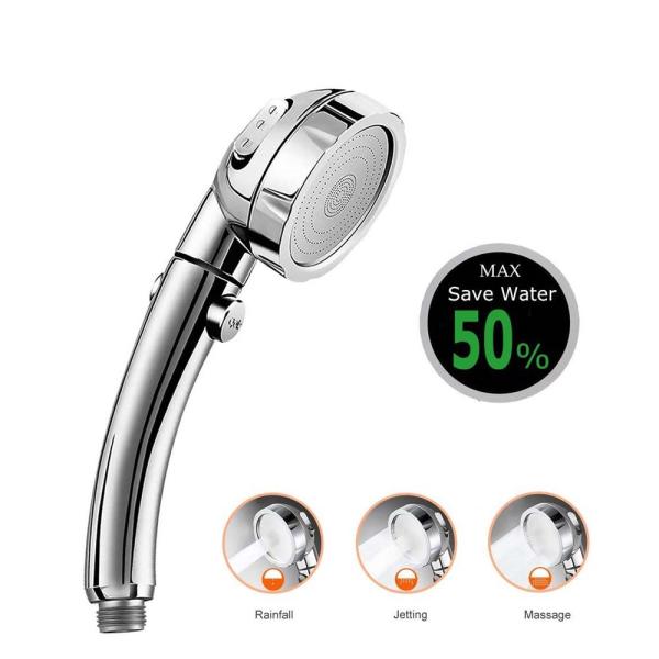 JK-2800 China sanitary ware factory supply three functions high water pressure hand shower chorme plated