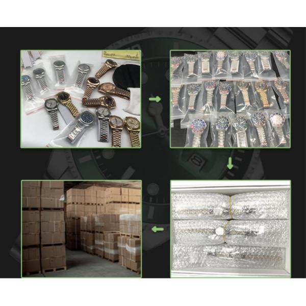 Men'S Water Resistant Quartz Watch Sports Metal Strap Chronograph Watch