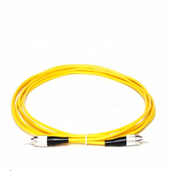 Low Insertion Loss Fiber Optic Patch Cord High Return Loss SC ST FC Connector