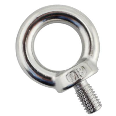 Polished Heavy Duty Stainless Steel Eye Bolts  DIN 580 Stainless Steel Eye Hooks