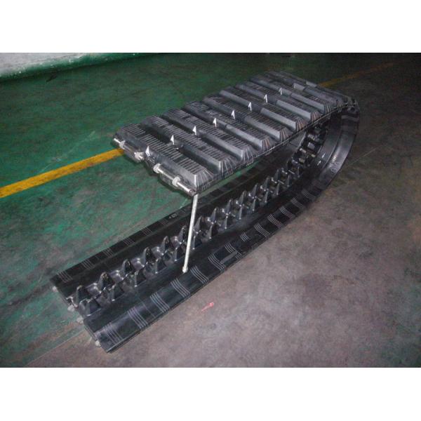 L'équipement lourd a segmenté les voies 450x110 en caoutchouc avec la longueur