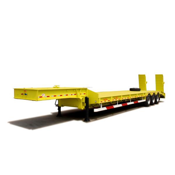 Cimc Huajun 3axle Lowbed Semi-Trailer High Tensile Steel Beam for Versatile Transport