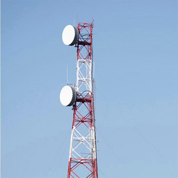 Anti torre equipada com pernas da corrosão 4 para a telecomunicação