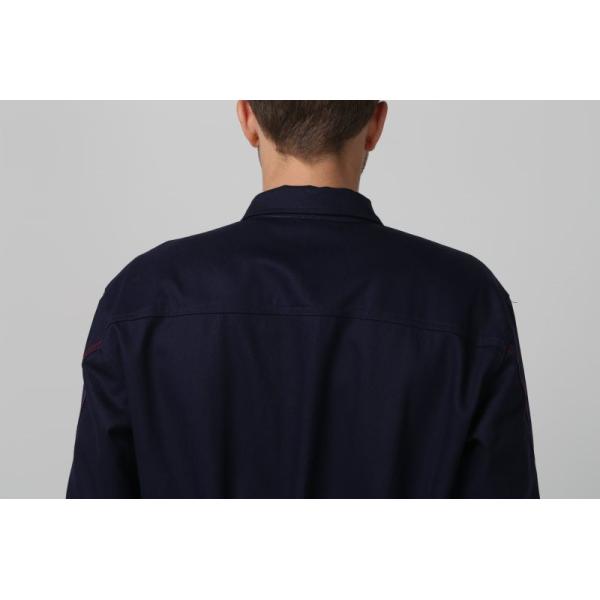 2 Way Brass Zipper Fire Retardant Workwear , 350gsm Flame Proof Overalls