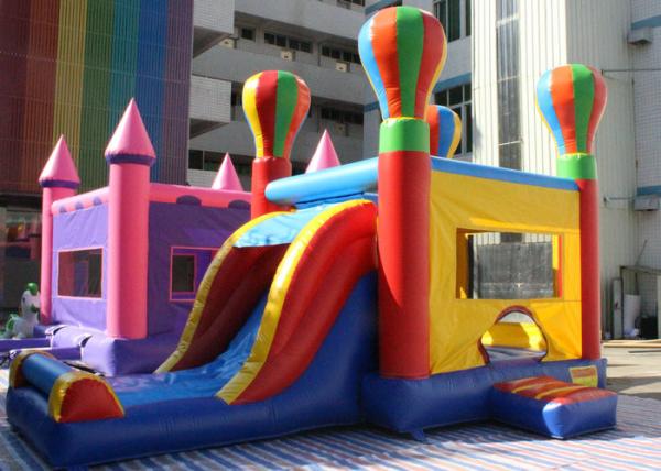 Balloon Inflatable Bouncer Combo With Digital Printing For Kids / Adults