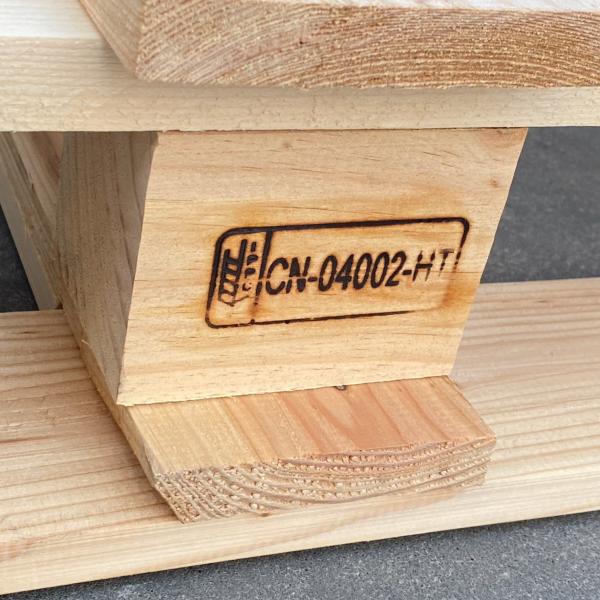 Double Faced Wooden Euro Pallets 4 Way Wooden Pallets For Delivery Logistic Transport