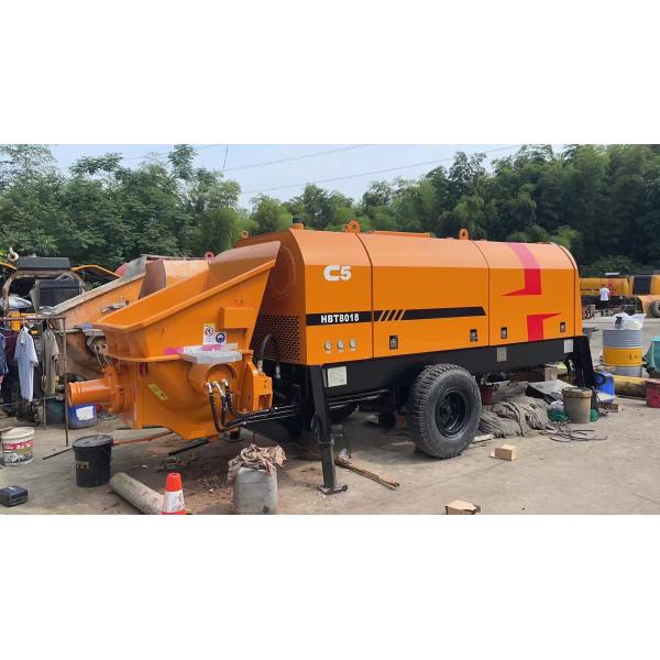 10-18Mpa привело двигатель Deutz насоса конкретного насоса трейлера конкретный неподвижный