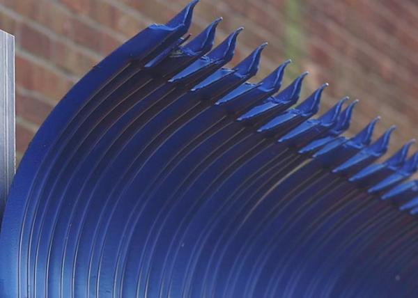 Metal D And W Pale 1.5m Steel Palisade Fencing Industry Security Panels