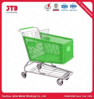 caddie en plastique de vert d'OEM de roues des paniers 4 du chariot 200L