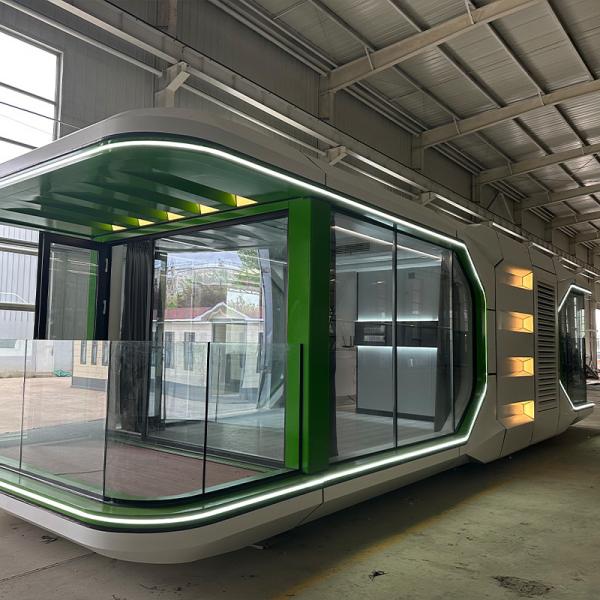 Moderno Capsule Cabin Hotel Container Home Sleep Pod Outdoor Móvel Casa Pequena Luxo
