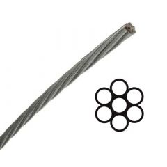 3/16X250' 1X7 EHS Galvanized Strand