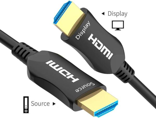 4K HDMI Fiber Optic Cable – Long Distance, No Signal Loss, Ultra HD 60Hz Support