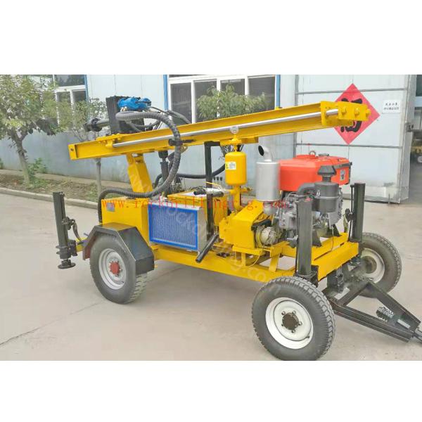 Машина утеса бурового оборудования Дтх 4 колес сверля для водяной скважины 110м
