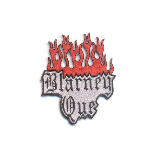 3.5 Inch Die Cut Embroidered Patches ,  Logo Badges For Clothing Cotton Material