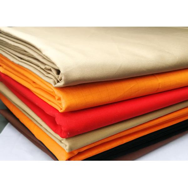 Twill Cotton Yarn Card 235gsm Anti Static Fabric