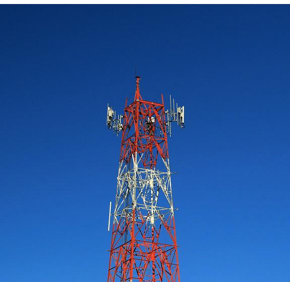 4 torre de aço do ângulo dos pés 30m/S Q235 para a telecomunicação