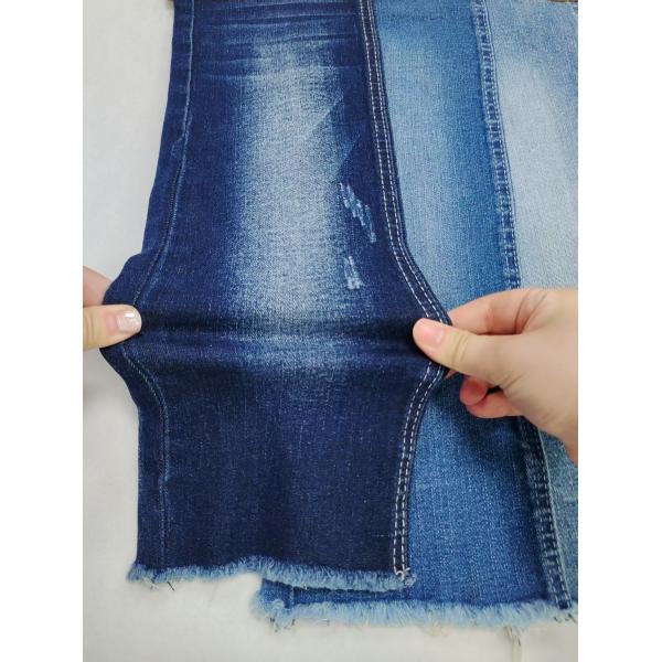 Super-Soft 69%Cotton Warp Slub Denim Fabric 8.5oz High Stretch For Woman Jeans